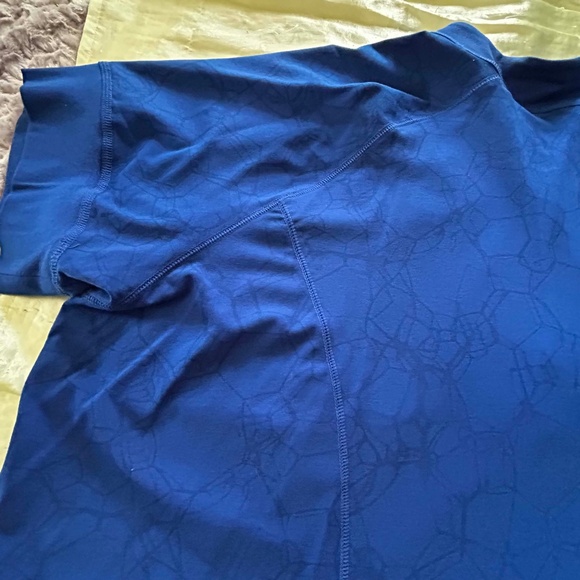 JACKET, SHORT SLEEVES, BLUE ECLIPSE, SIZE 5X, FRONT POCKETS, FRONT ZIPPER, STRET - Picture 10 of 13